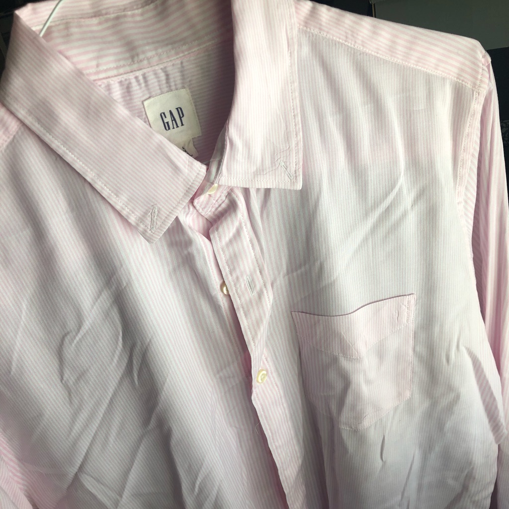 Gap Pink Essential Button Down